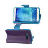  Samsung Galaxy A8 3-In-1 Wallet Case In Purple