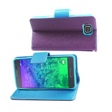  Samsung Galaxy Alpha 3-In-1 Wallet Case In Purple