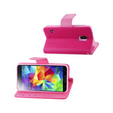  Samsung Galaxy S5 3-In-1 Wallet Case In Hot Pink