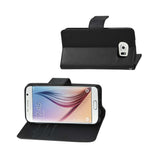  Samsung Galaxy S6 3-In-1 Wallet Case In Black