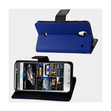  Sharp Aquos Crystal 3-In-1 Wallet Case In Navy