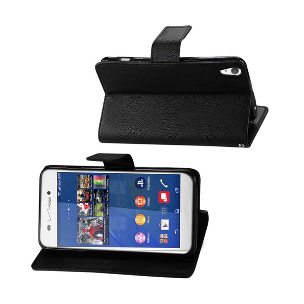 Sony Xperia Z3V 3-In-1 Wallet Case