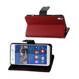  Sony Xperia Z3V 3-In-1 Wallet Case In Red