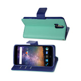  ZTE Axon Pro 3-In-1 Wallet Case In Green