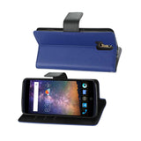  ZTE Axon Pro 3-In-1 Wallet Case In Navy