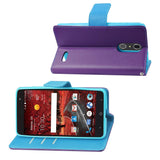  ZTE Grand X4 3-In-1 Wallet Case In Purple