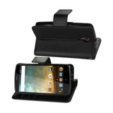  ZTE N817 3-In-1 Wallet Case In Black