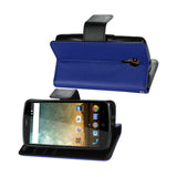  ZTE N817 3-In-1 Wallet Case In Navy