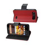  ZTE Speed 3-In-1 Wallet Case In Red