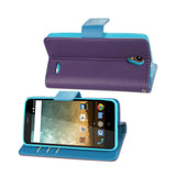  ZTE Prestige 3-In-1 Wallet Case In Purple