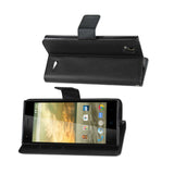  ZTE Warp Elite 3-In-1 Wallet Case In Black