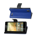  ZTE Warp Elite 3-In-1 Wallet Case In Navy