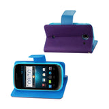  ZTE Prelude 2 3-In-1 Wallet Case In Purple