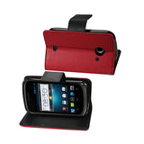  ZTE Prelude 2 3-In-1 Wallet Case In Red