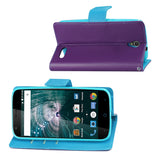  Grand X3 (Z959)/ Warp 7 3-In-1 Wallet Case In Purple