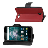  Grand X3 (Z959)/ Warp 7 3-In-1 Wallet Case In Red