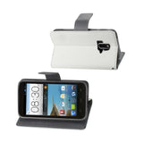  ZTE Sonata 4G 3-In-1 Wallet Case In White