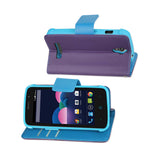  ZTE Obsidian 3-In-1 Wallet Case In Purple