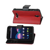  ZTE Obsidian 3-In-1 Wallet Case In Red