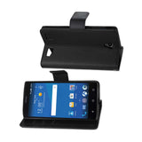  ZTE Zmax 2 3-In-1 Wallet Case In Black