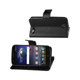  ZTE Grand X3 3-In-1 Wallet Case In Black