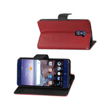  ZTE Grand X Max 2 3-In-1 Wallet Case In Red