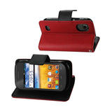  ZTE Prelude 3-In-1 Wallet Case In Red