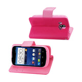  ZTE Overture 3-In-1 Wallet Case In Hot Pink