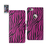 iPhone 6 Plus 3-In-1 Animal Zebra Print Wallet Case