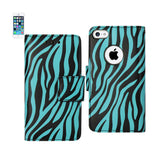 iPhone Se/ 5S/ 5 3-In-1 Animal Leopard Print Wallet Case