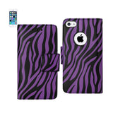 iPhone Se/ 5S/ 5 3-In-1 Animal Leopard Print Wallet Case