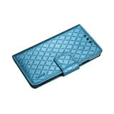  iPhone 6 Plus Rhombus Wallet Case In Blue