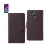 Samsung Galaxy Note 4 Braided Wallet Case