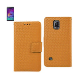 Samsung Galaxy Note 4 Braided Wallet Case