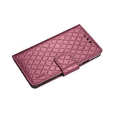  Samsung Galaxy Note 4 Rhombus Wallet Case In Hot Pink