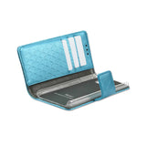  Samsung Galaxy S6 Rhombus Wallet Case In Blue