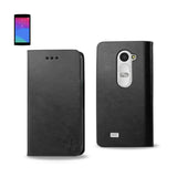 LG Leon Flip Folio Case With Card Holder