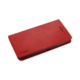  ZTE Grand X Max Flip Folio Case With Card Holder In Red