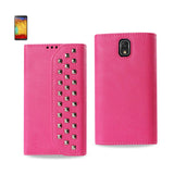 Samsung Galaxy Note 3 Studs Wallet Case