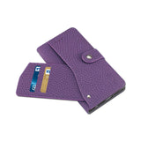  iPhone 6 Plus/ 6S Plus Wallet Case With Slide Out Pocket And Fold Stand In Purple