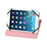  iPad Air Or 10 Inches Tablets Universal Flip Folio Case In Hot Pink