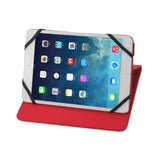  iPad Air Or 7 Inches Tablets Universal Flip Folio Case In Red