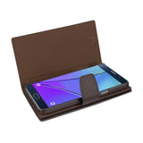  Samsung Galaxy Note 5 Genuine Leather Wallet Cases With Rfid Card Protection In Umber