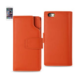 iPhone 6 Genuine Leather Wallet Case With Open Thumb Cut