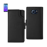 Samsung Galaxy Note 5 Genuine Leather Wallet Case With Open Thumb Cut