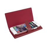  iPhone 6 Plus Genuine Leather Rfid Wallet Case In Burgundy