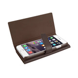  iPhone 6 Plus Genuine Leather Rfid Wallet Case In Umber