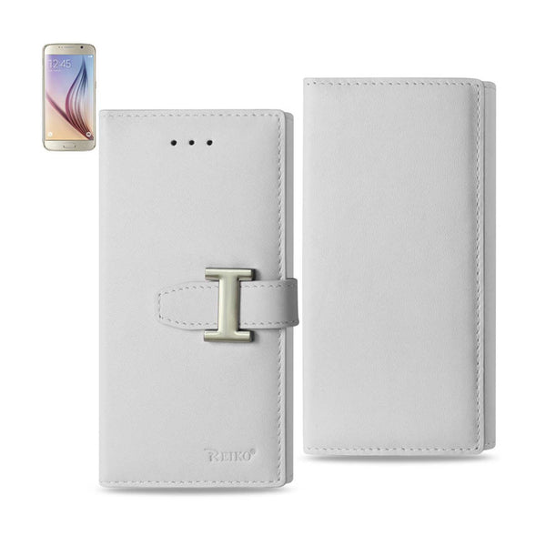 Samsung Galaxy S6 Plus Genuine Leather Rfid Wallet Case I