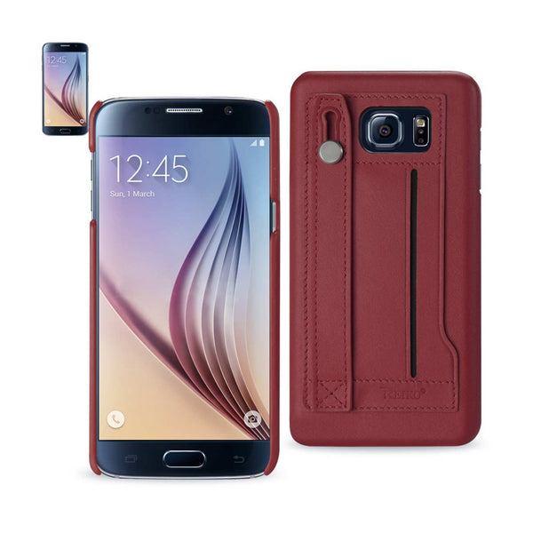 Samsung Galaxy S6 Genuine Leather Hand Strap Case