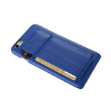  iPhone 6 Plus Rfid Genuine Leather Case Protection And Key HolderBlue